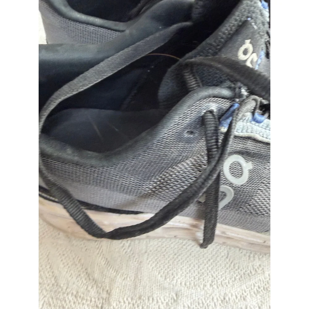 Men's On CloudTec Phase Black Blue Athletic Shoes Size 10